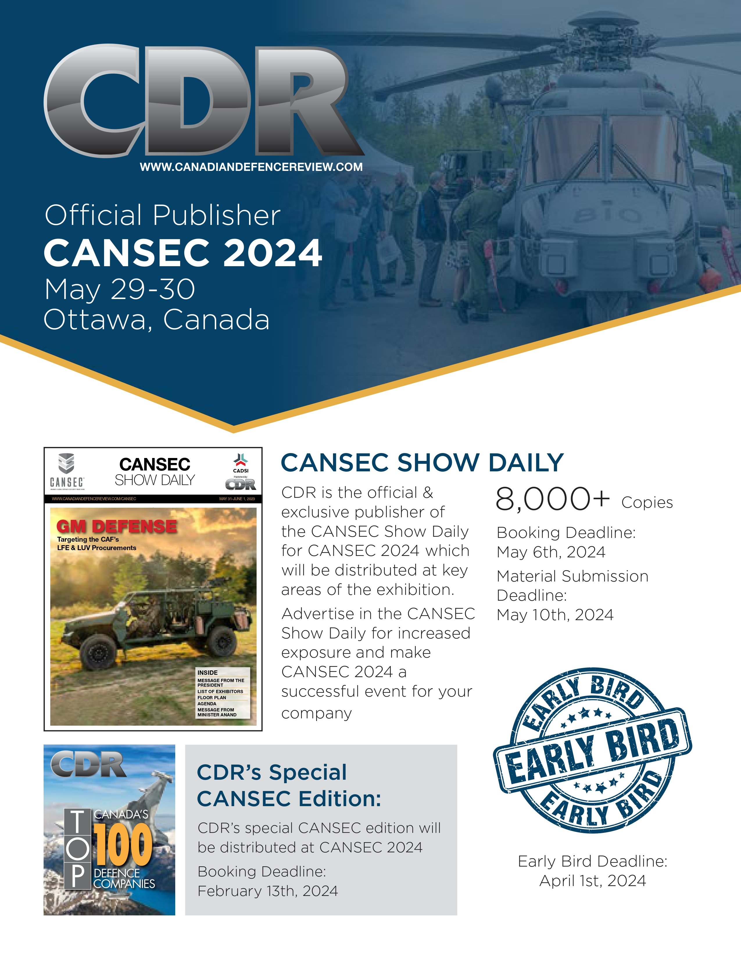 CANSEC 2024 Canadian Defence Review